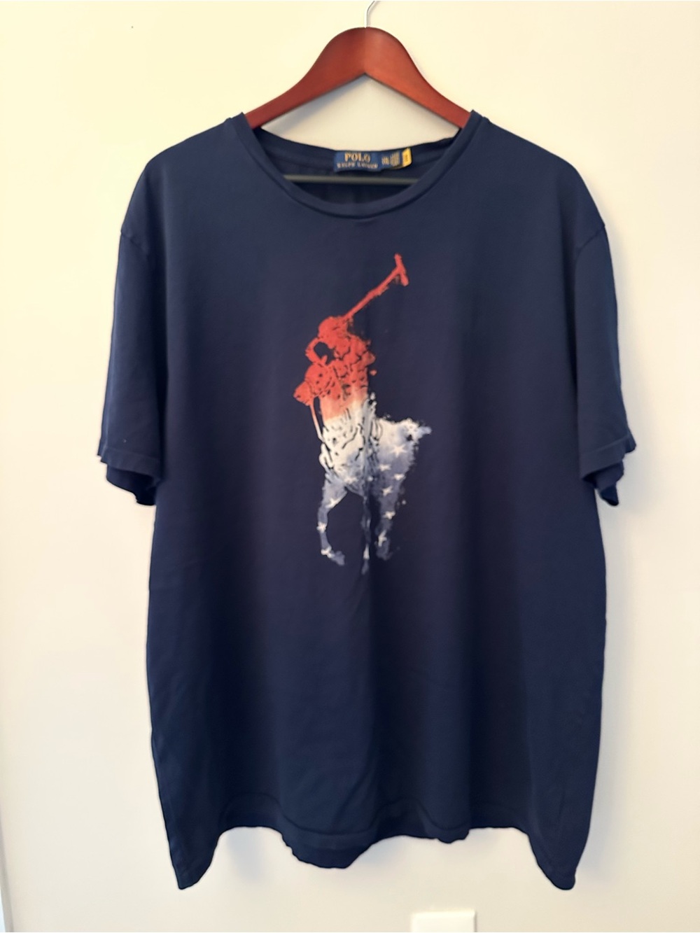 Polo by Ralph Lauren Navy Graphic Polo Player T-Shirt